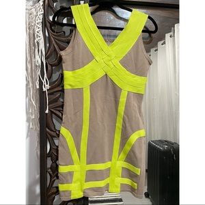 Lola bandage mini dress